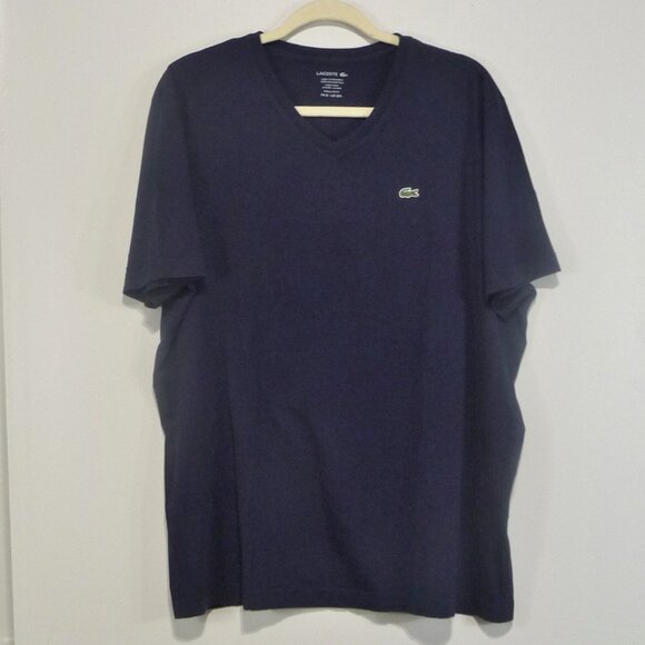 LACOSTE NAVY BLUE T SHIRT SIZE 3XL - Picture 1 of 9